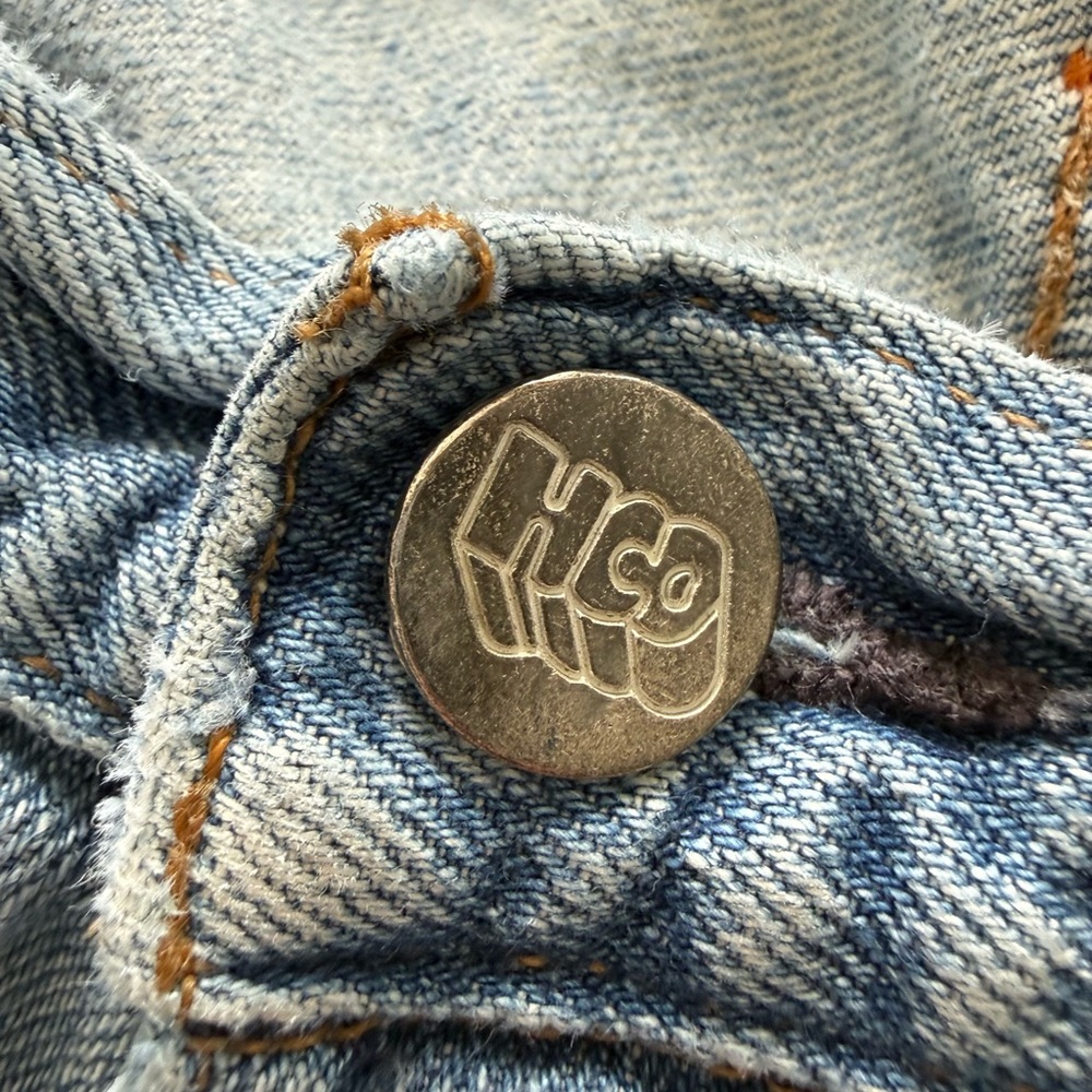 Hollister Men's Light Blue Distressed Jeans Y2K - Picture 3 of 11